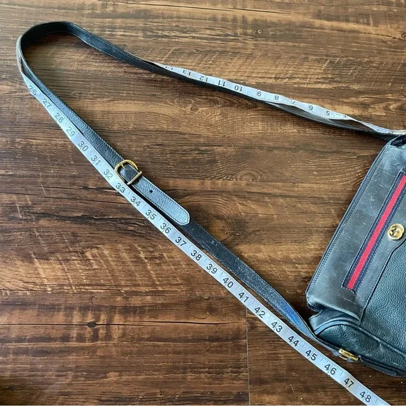GUCCI Authentic Vintage Web Sherry Line Guccissima Ophidia Crossbody Bag